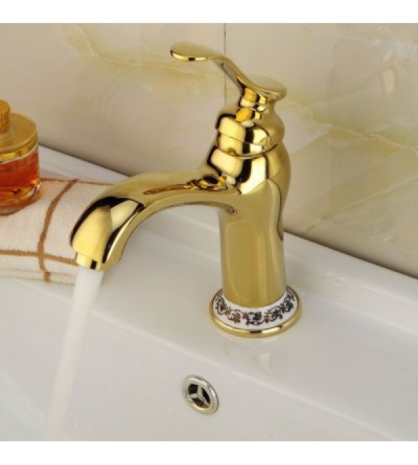  Haus Bathroom Brass Basin Mixer Tap Water Faucet with Single Port
