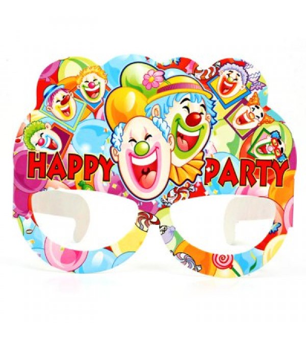 Happy Clown Design Paper Eye Mask