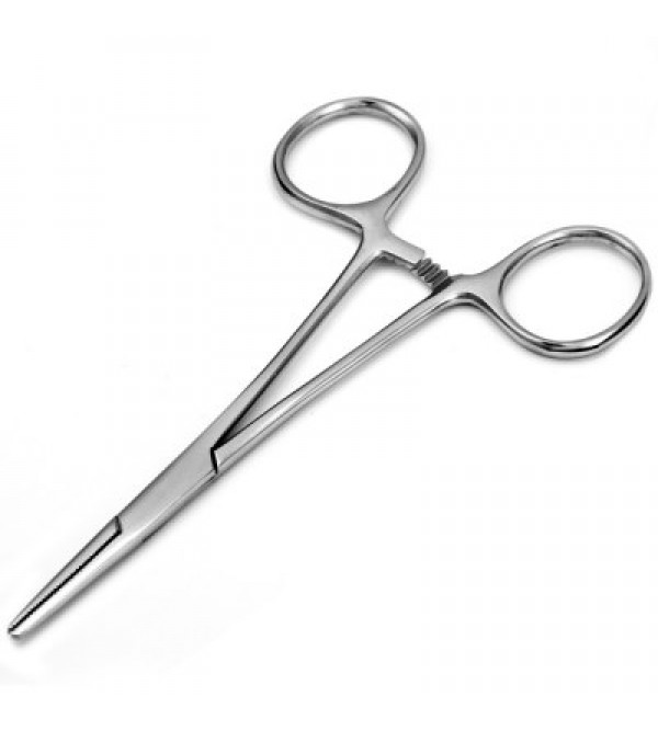 Pet Stainless Steel Hemostatic Forcep with Straight Toothed