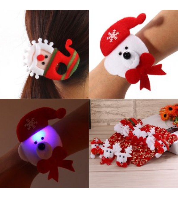12PCS Colorful LED Light Hand Ring for Christmas