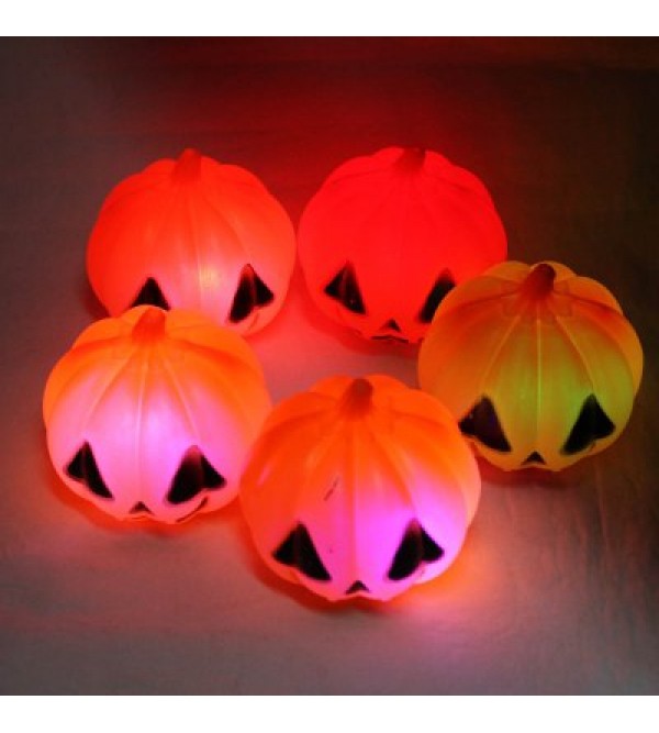 5PCS Creative Pumpkin Style LED Light