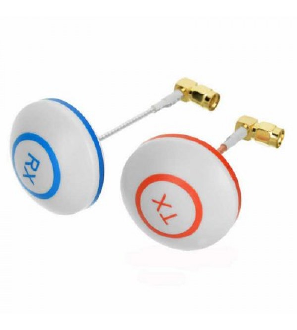 5.8G Gain Petals Mushrooms Antenna Set with 3-Leaf  4-Leaf for FPV (L Type SMA Male)