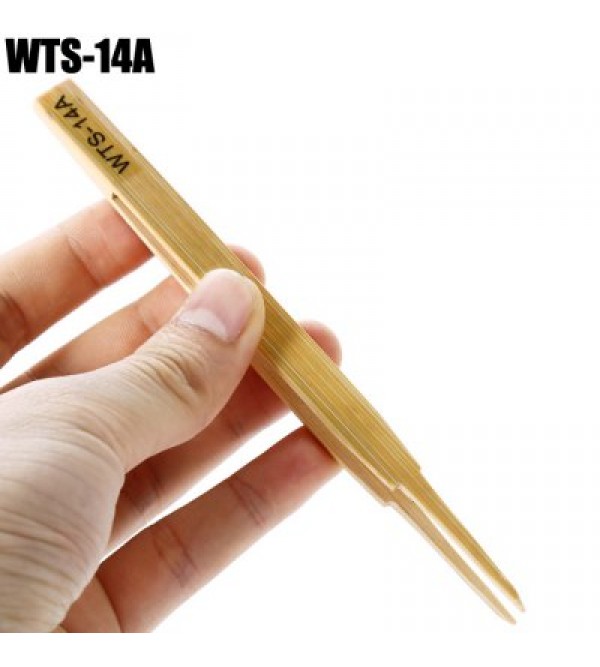 WTS-14A Flat Bamboo Tweezer