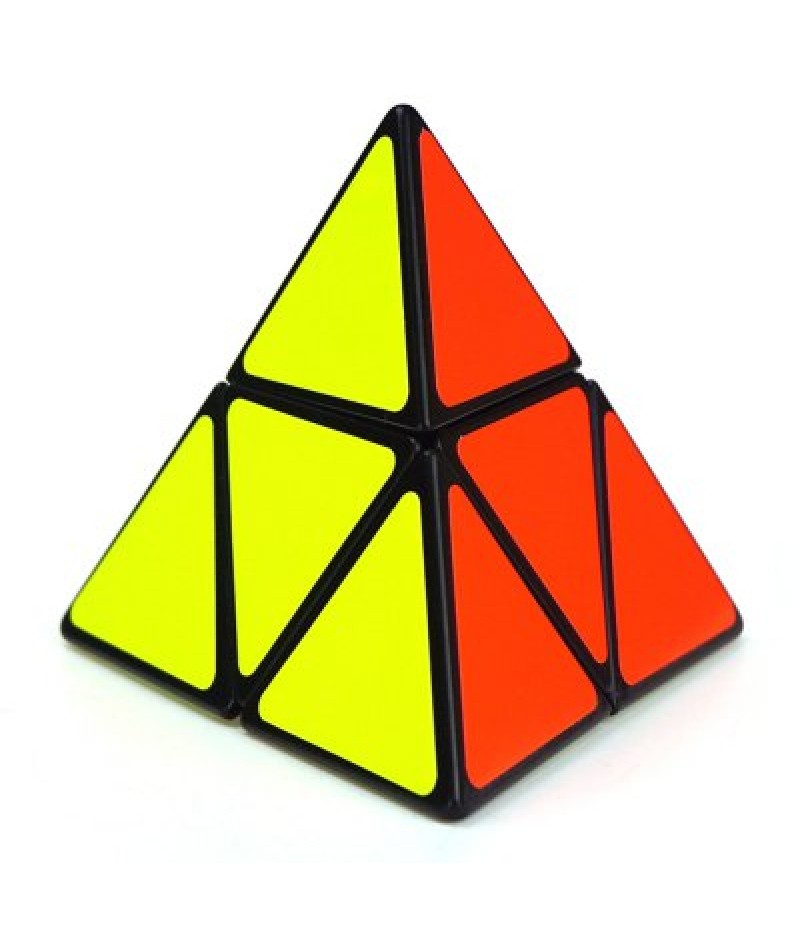 Shengshou Cube 9.8cm Length Mix-color Base Pyraminx Portable Intelligent Toy