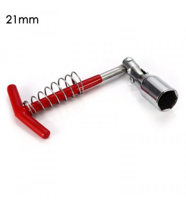 21mm Spark Plug Wrench T Handle Wrench with Spring