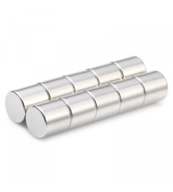 10 x 10 x 11mm N38 Powerful NdFeB Cylinder Magnet