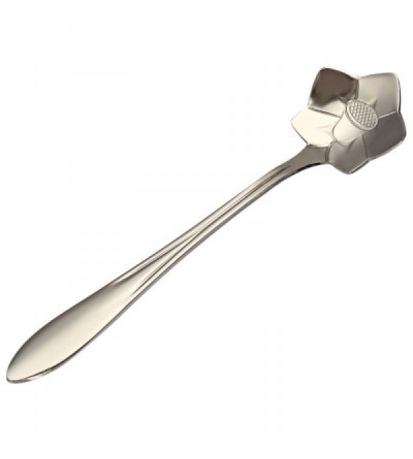 Flower Shape Sugar Stainless Steel Spoon