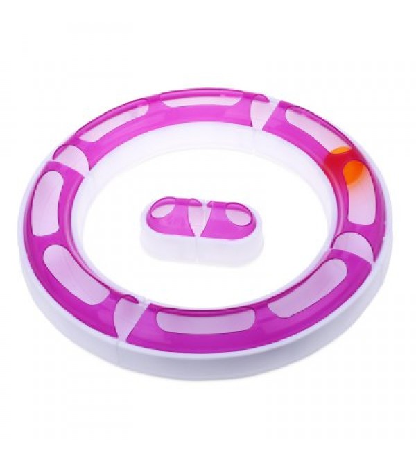 Combined Ball Track Turntable Funny Cat Toy