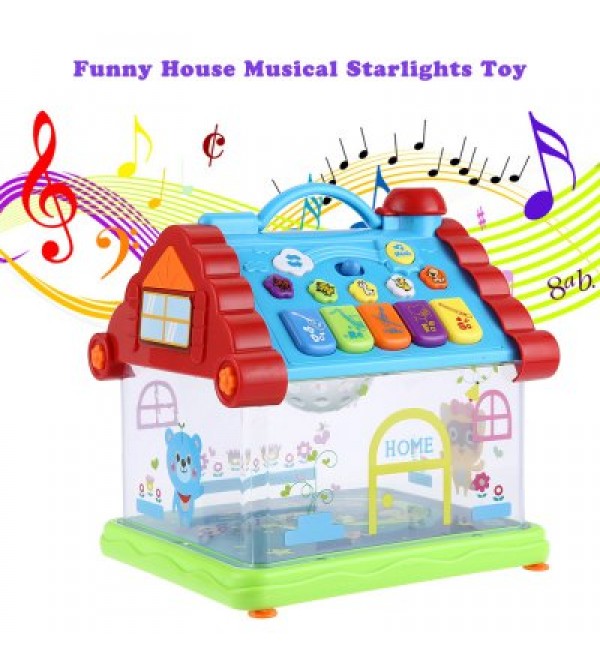  Funny Musical House Piano Child Toy