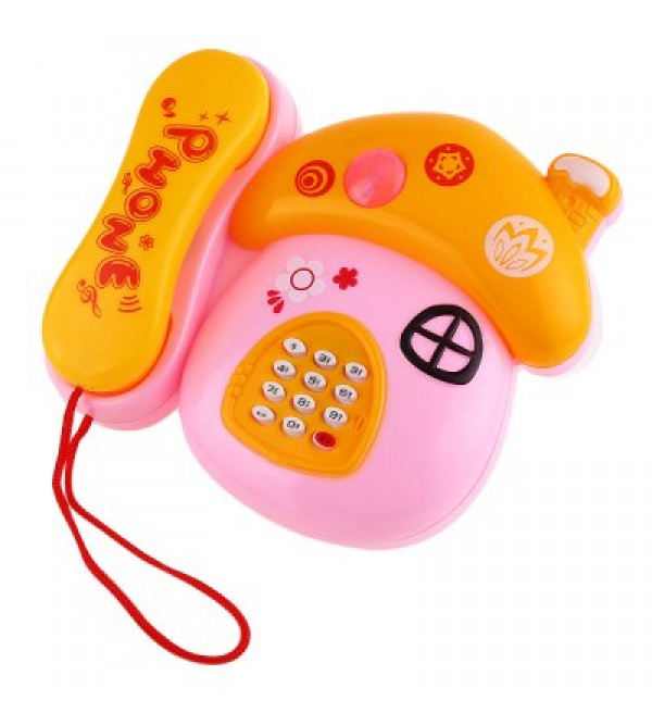 Novelty Musical Mushroom Telephone Kids Intelligent Toy