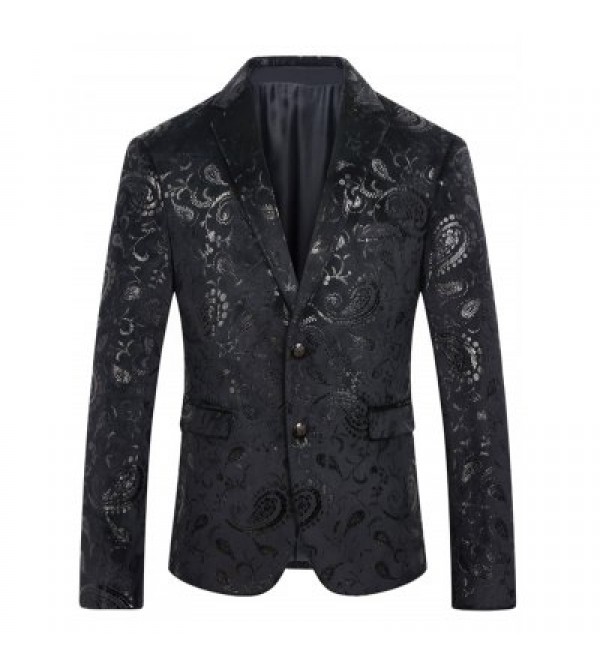 Casual Abstract Printed Blazer For Men