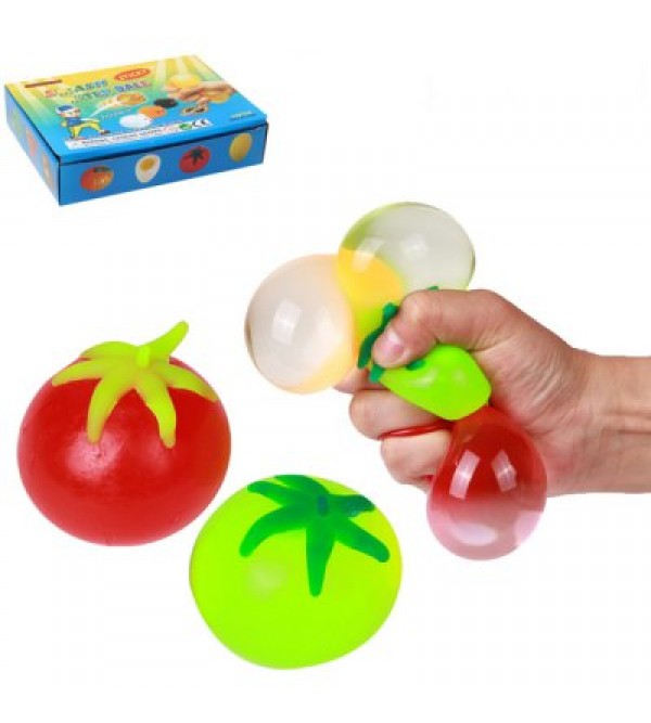 1pc Funny Squeeze Tomato Elastic Vent Kid Toy for Stress Release