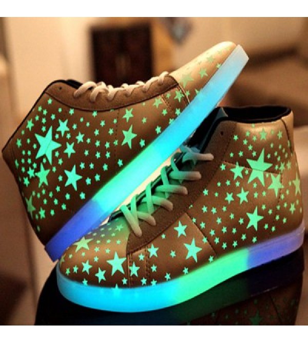 Lace Up Lovers Hip-Hop Fluorescent Shoes