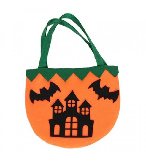 Color Block Castle Pattern Halloween Bag