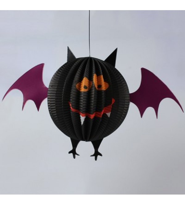 Halloween Party Bat Skeleton Paper Lantern Decoration