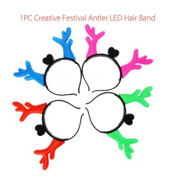 1PC Creative Festival Antler LED Hair Band