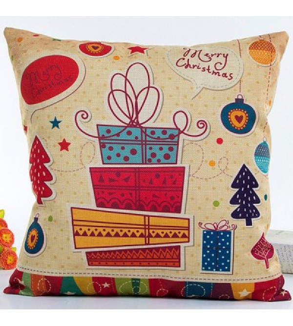 Colorful Christmas Gifts Hot Sell Decorative Household Pillow Case