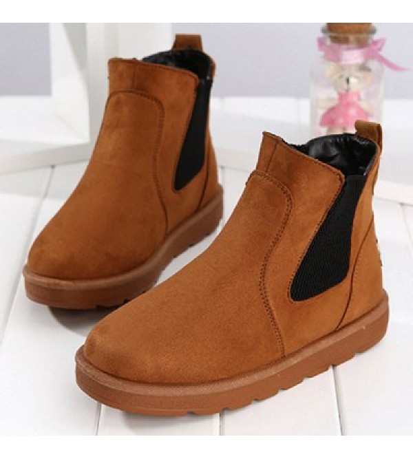 Ankle Suede Snow Boots