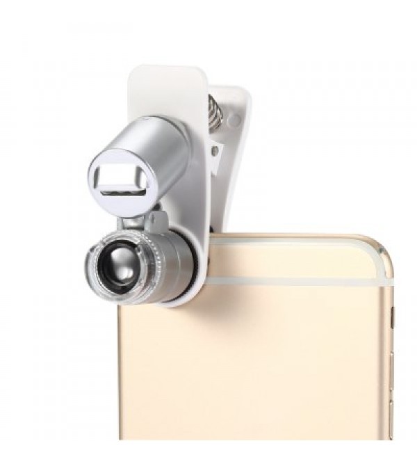 Mini 60X Universal Clip Microscope Magnifier for Mobile Phone