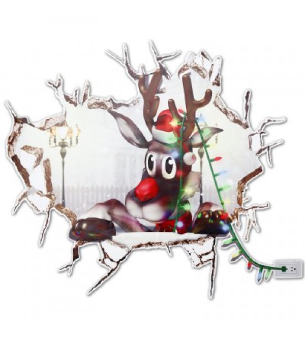 3D Christmas Nursery Wall Decals Home Decoration