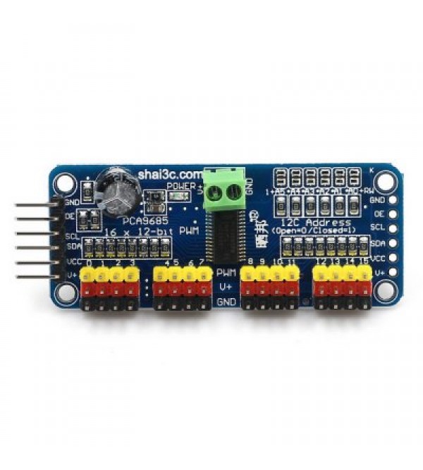 16 Channel PWM Servo Motor Controller DIY for Arduino