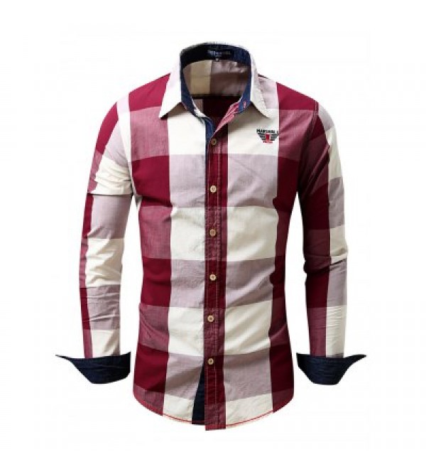  FM099 Male Casual Long Sleeve Shirt