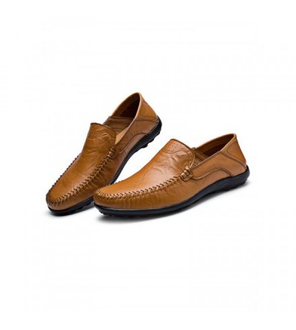 Breathable Genuine Leather Men Loafers